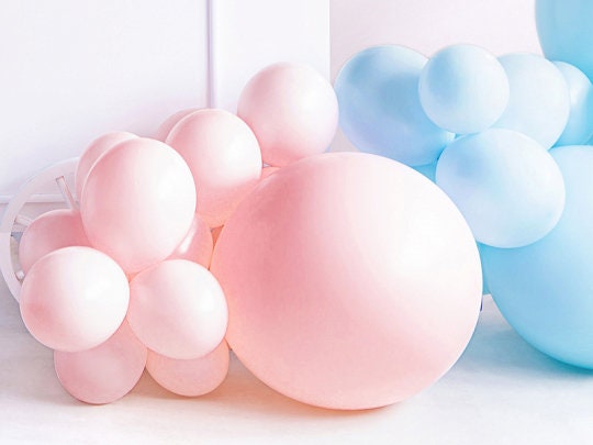 High Quality Strong Pastel Light Pink Latex Balloons, Pink Balloons, Pack of 6 or 12 Balloons, Strong Baby Pink Balloons, Pastel Balloons - Image 2