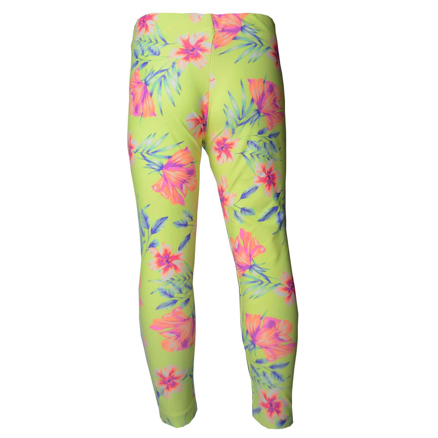 Girls Sports Leggings | Beautiful Yellow Hibiscus Print | Ankle-length | Activewear | Age 3 – 12 Years | Broggs® - Image 7