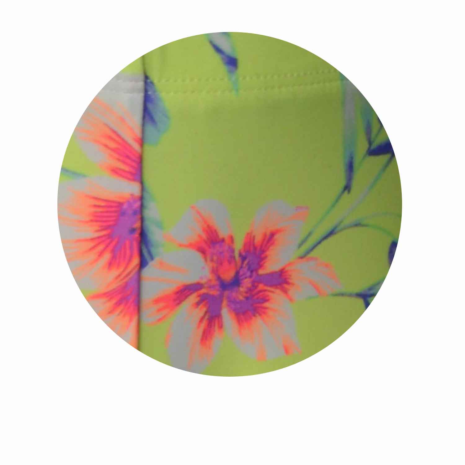 Girls Sports Leggings | Beautiful Yellow Hibiscus Print | Ankle-length | Activewear | Age 3 – 12 Years | Broggs® - Image 6