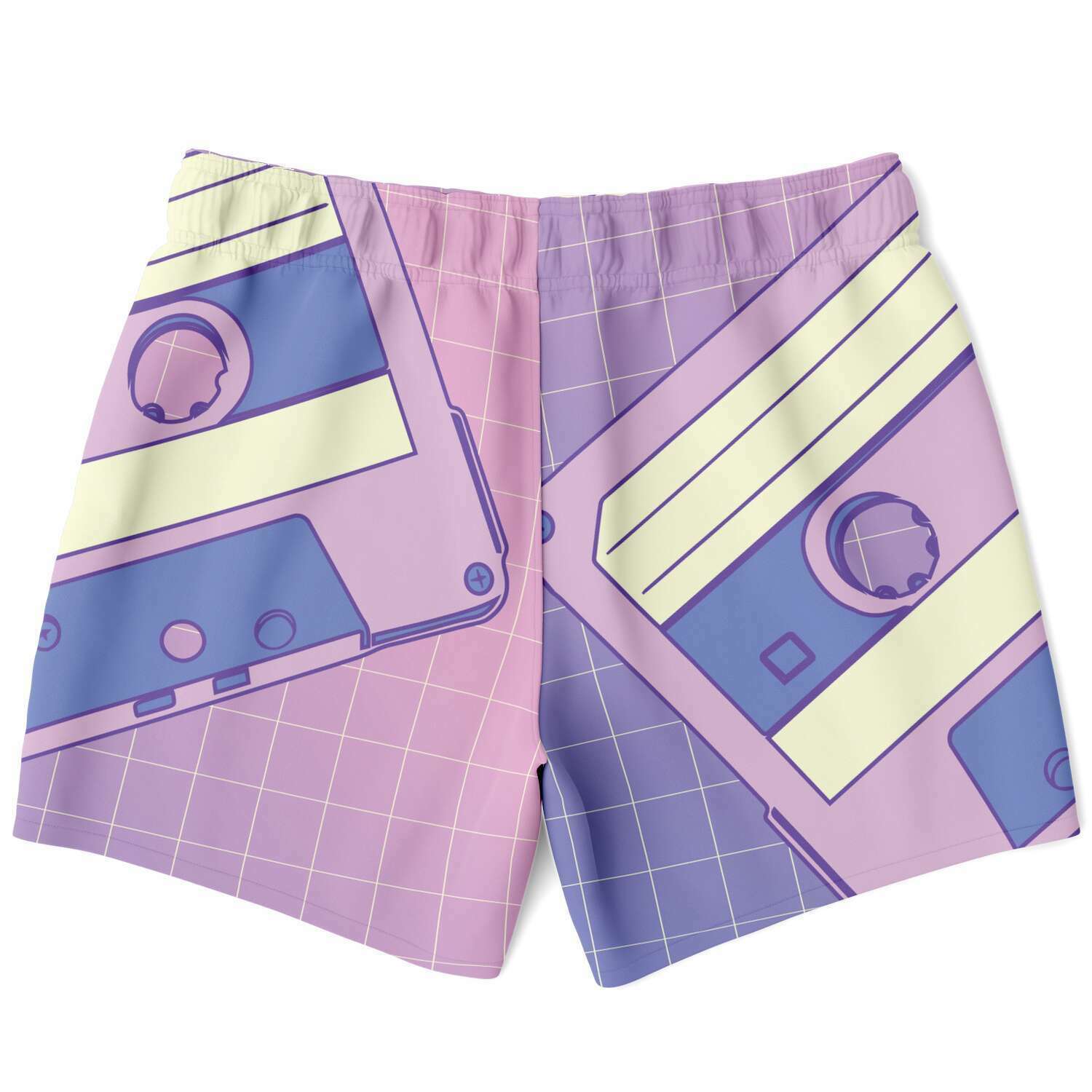 Vaporwave Cassette" Men's Swim Trunks - Image 2